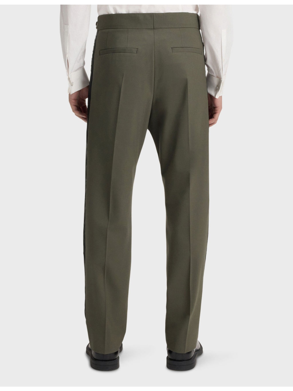 Contrast-Trim Regular-Fit Stretch Wool-Blend Suit - 9