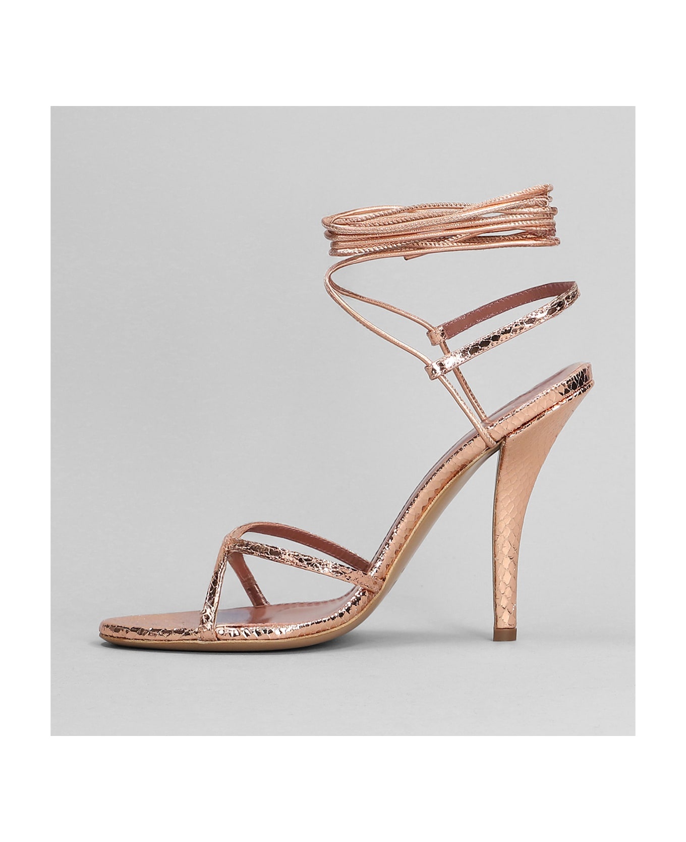 Linda 105 Sandals In Copper Leather - 3