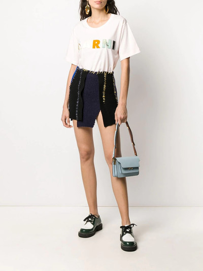 Marni knitted construction skirt outlook