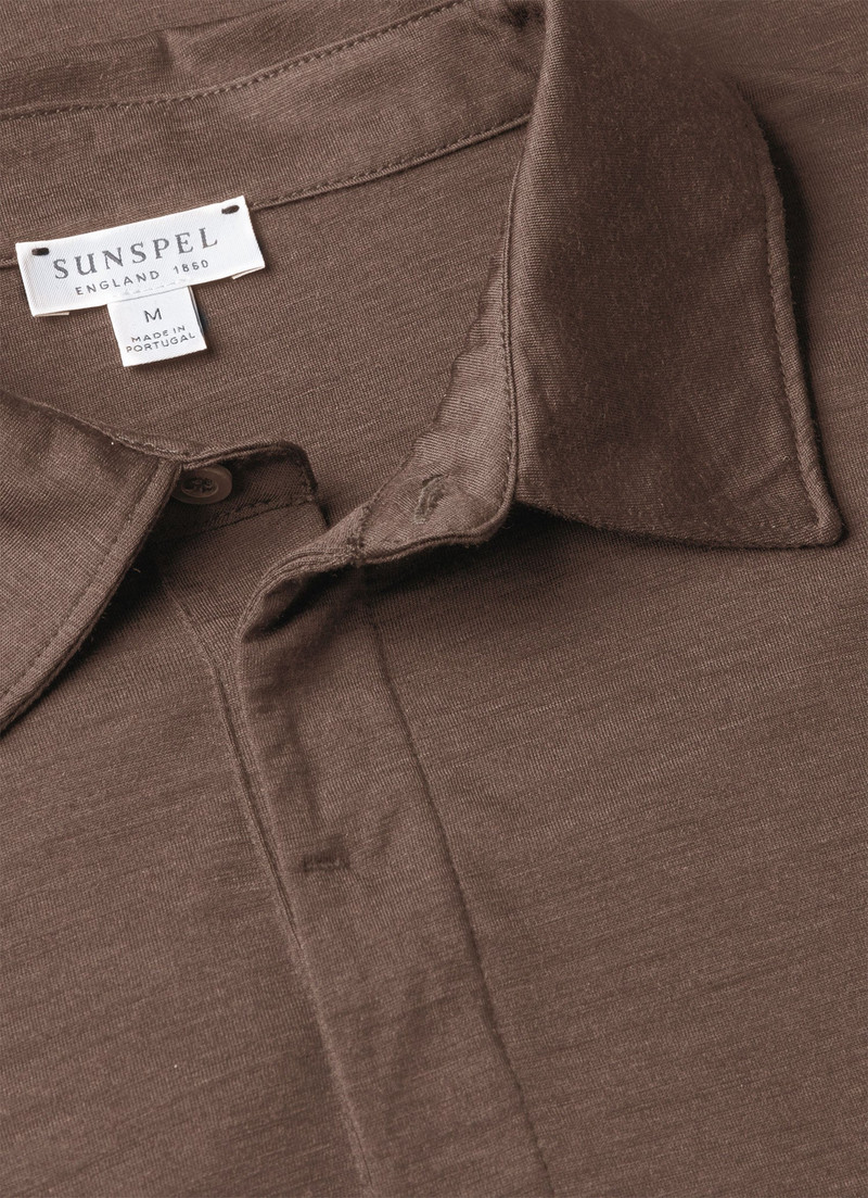 Long Sleeve Ultra‑Fine Merino Polo Shirt 4