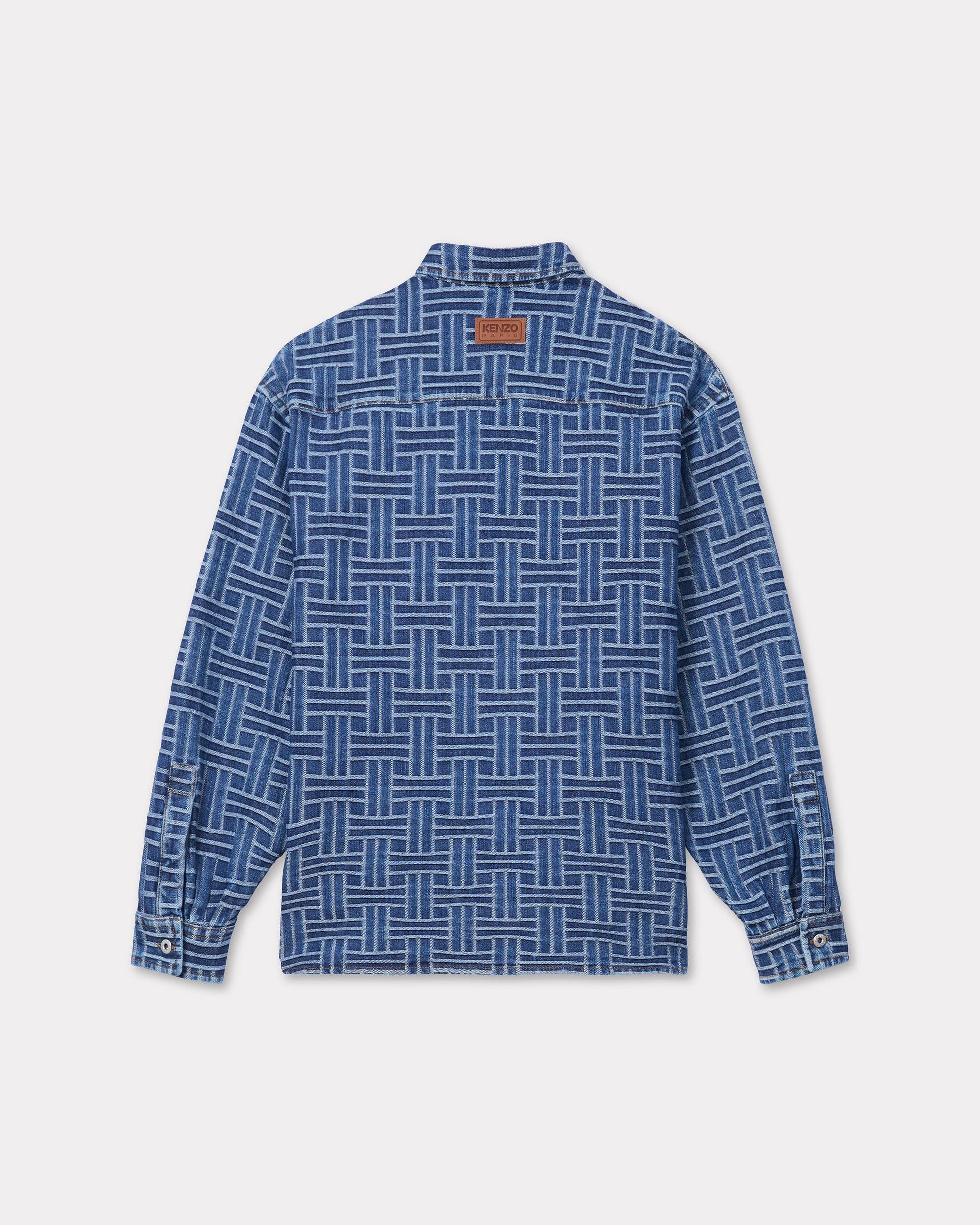 'KENZO Weave' loose shirt in japanese denim - 2