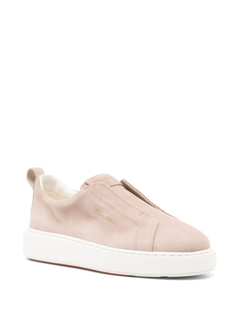 suede slip-on sneakers - 2