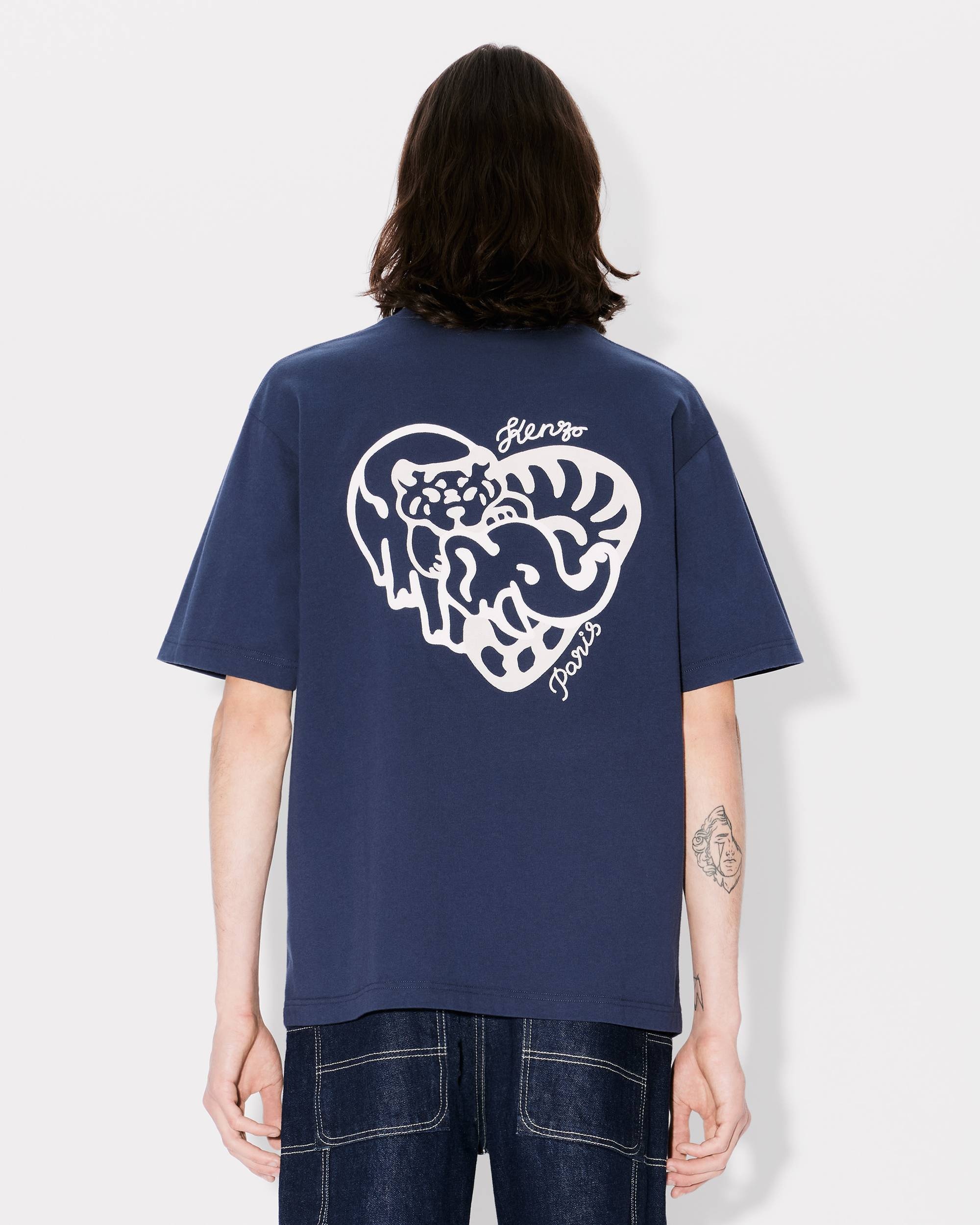 'KENZO Heart' oversized embroidered T-shirt - 9