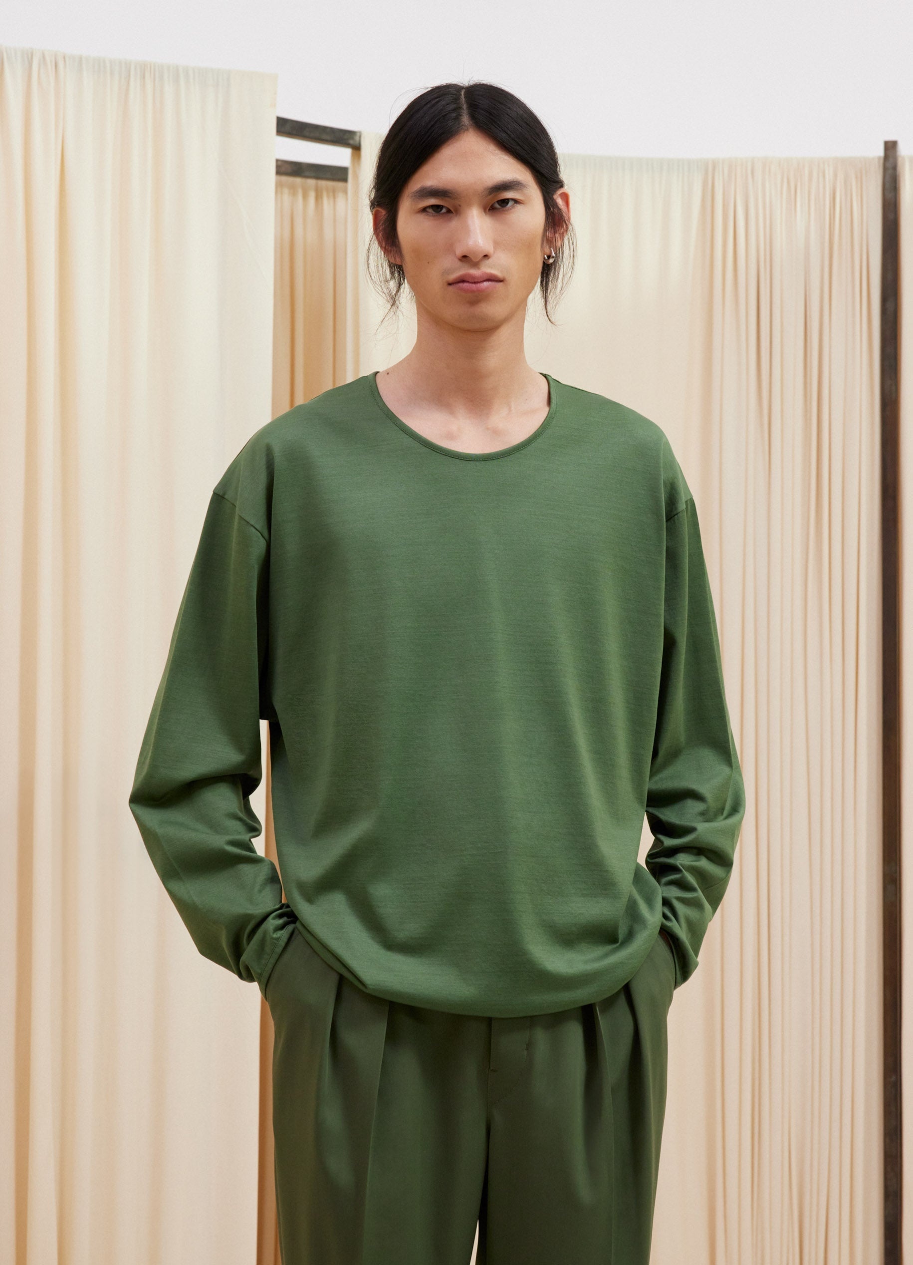 LONG SLEEVE RELAXED T-SHIRT - 2