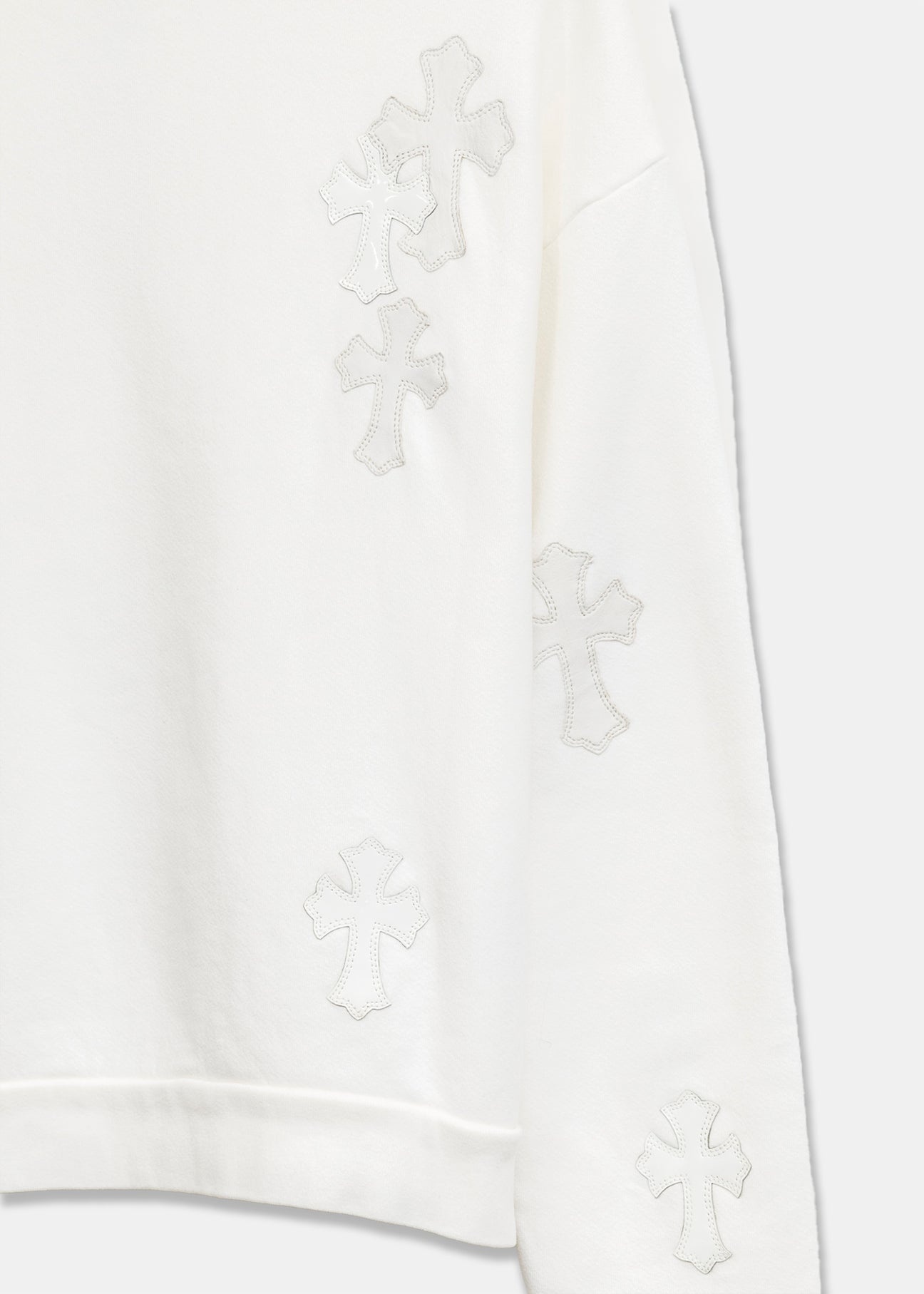 Chrome Women’s White PatchWork Quarter Zip - 6