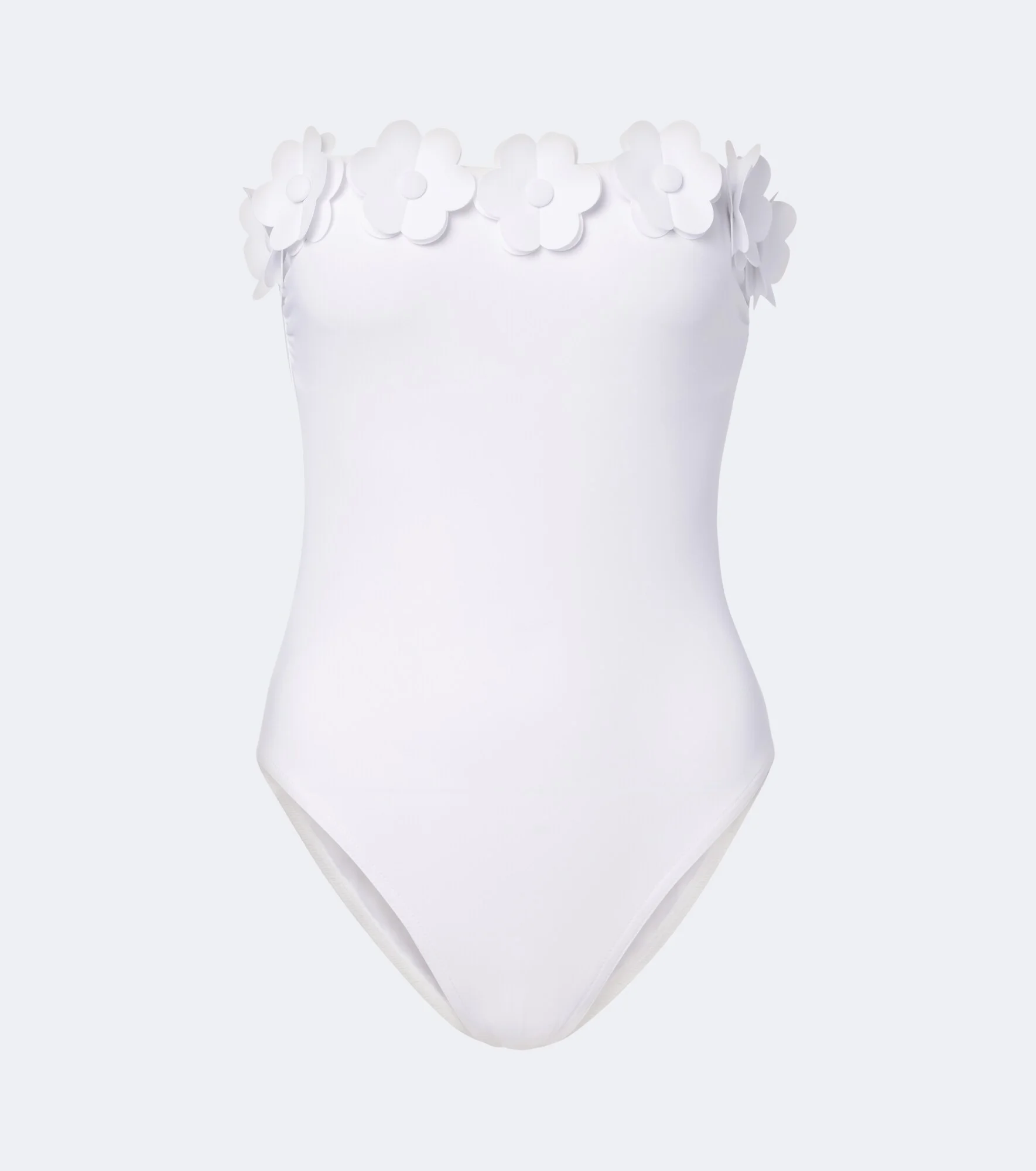 Juliet floral-appliqué swimsuit - 1