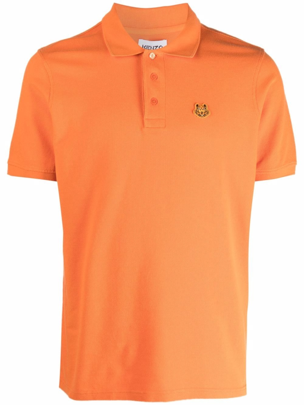 Tiger patch polo shirt - 1