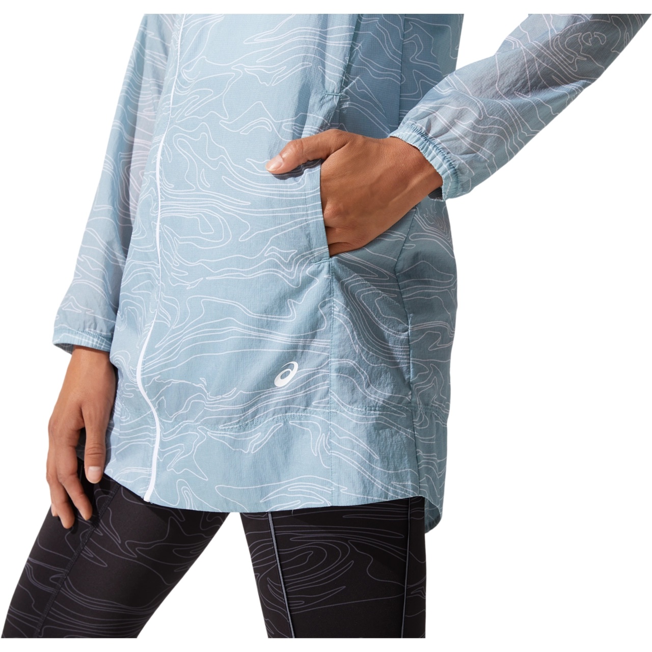 WOMEN'S AIRY WOVEN LONG JACKET - 4