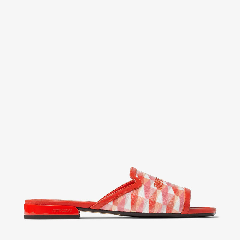 Nako Flat Paprika Nappa Leather Flats - 1