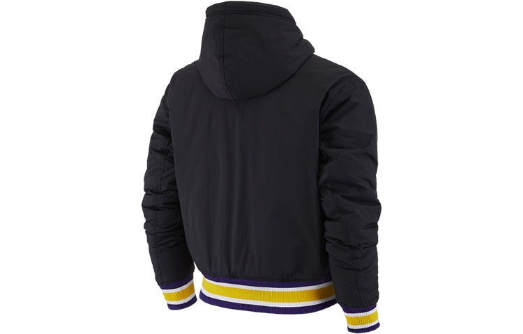 Nike Los Angeles Lakers Casual Sports Hooded Jacket Black DB1989-010 - 2