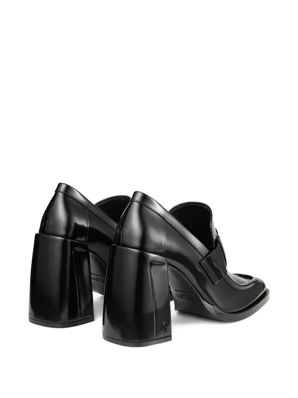 85mm Tylor block-heel loafer pumps - 3