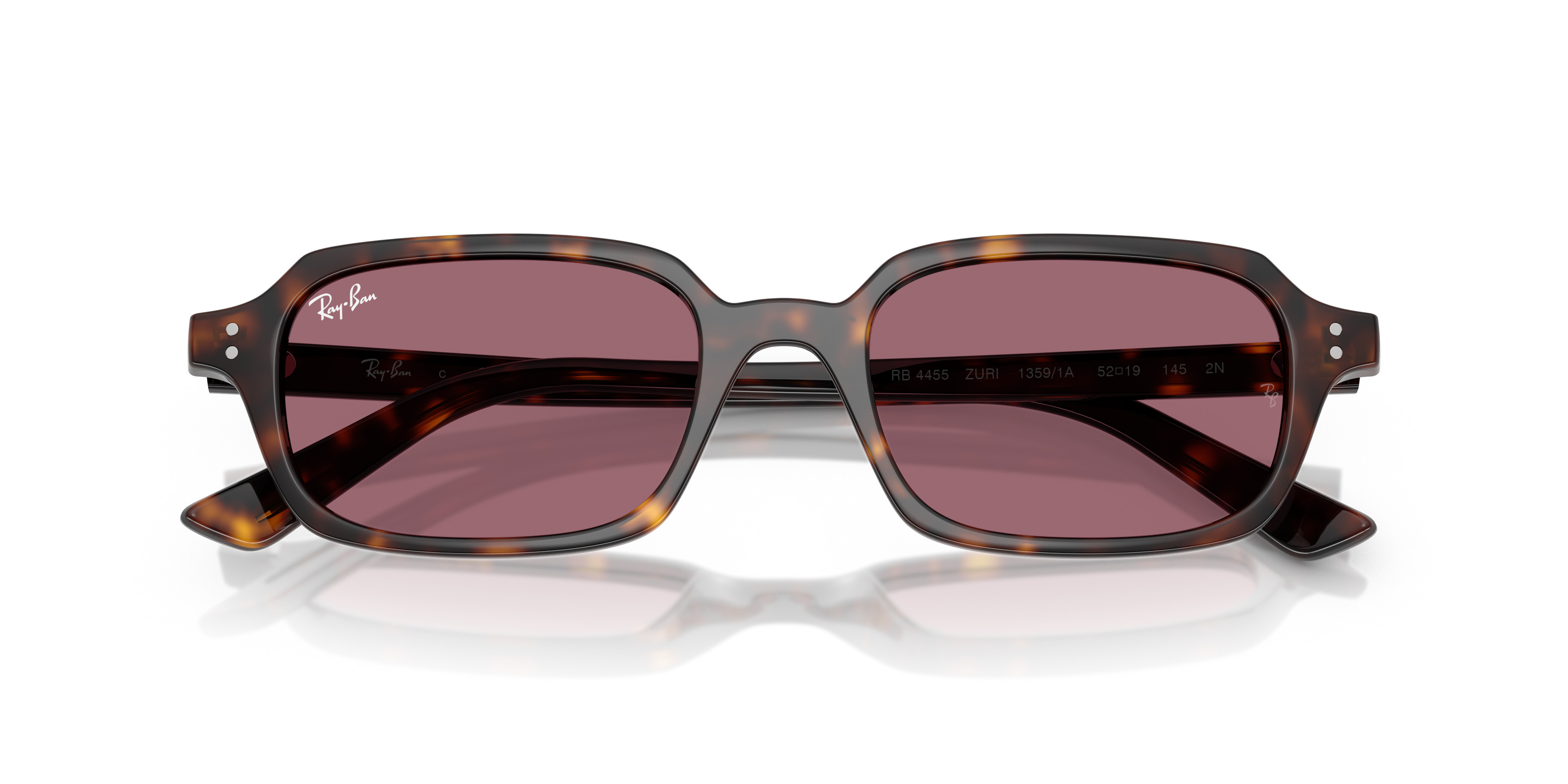Ray-Ban サングラス ZURI BIO-BASED ZURI BIO-BASED Sunglasses in Black and Dark Grey Polar