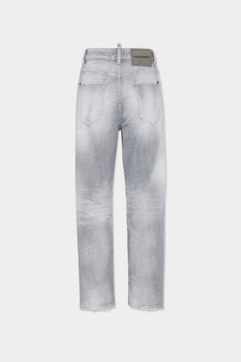 BRUSHED GREY WASH BOSTON JEANS - 2