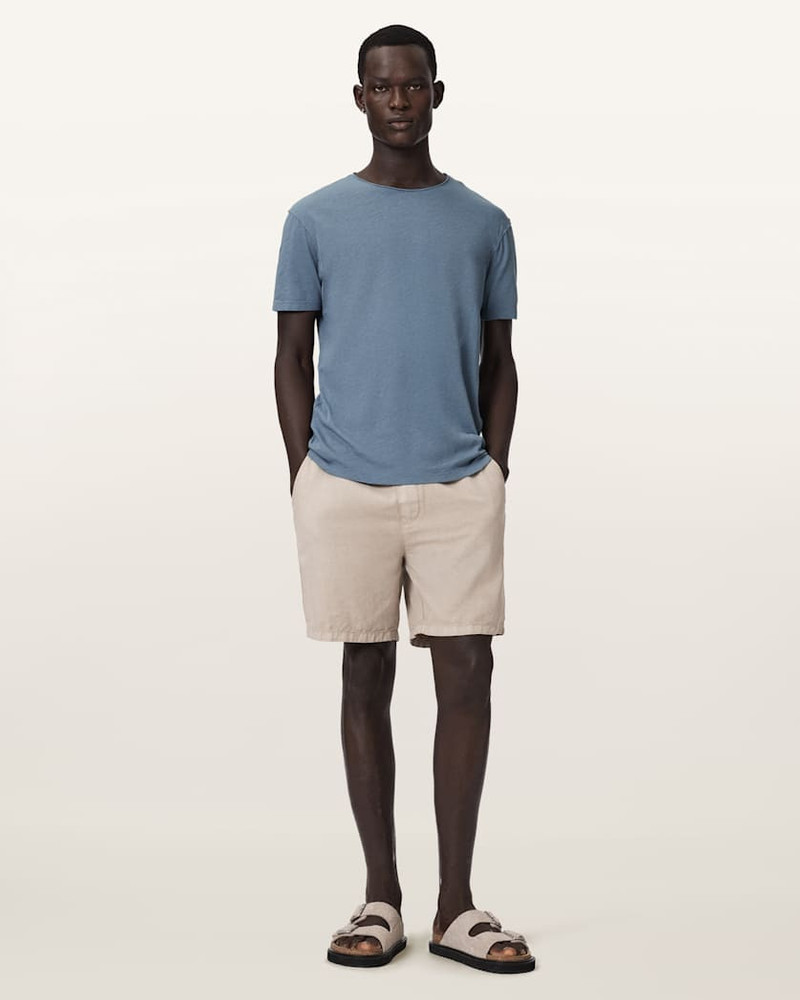 FIGURE CREW NECK RAW EDGE T-SHIRT 4