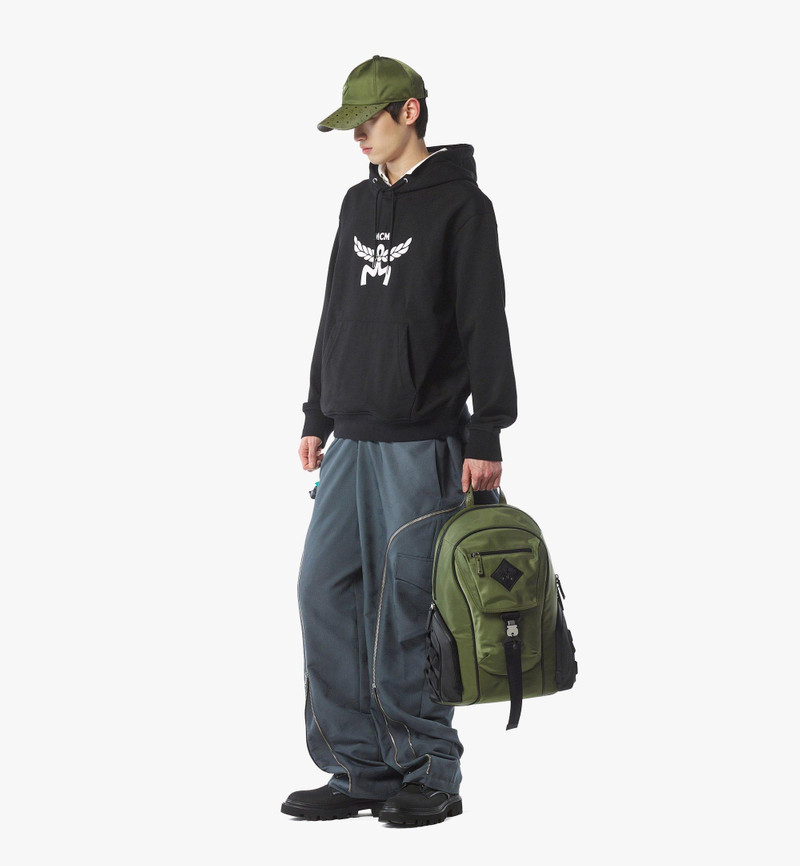 MCM Aren Backpack in ECONYL® and Monogram Print Leather outlook