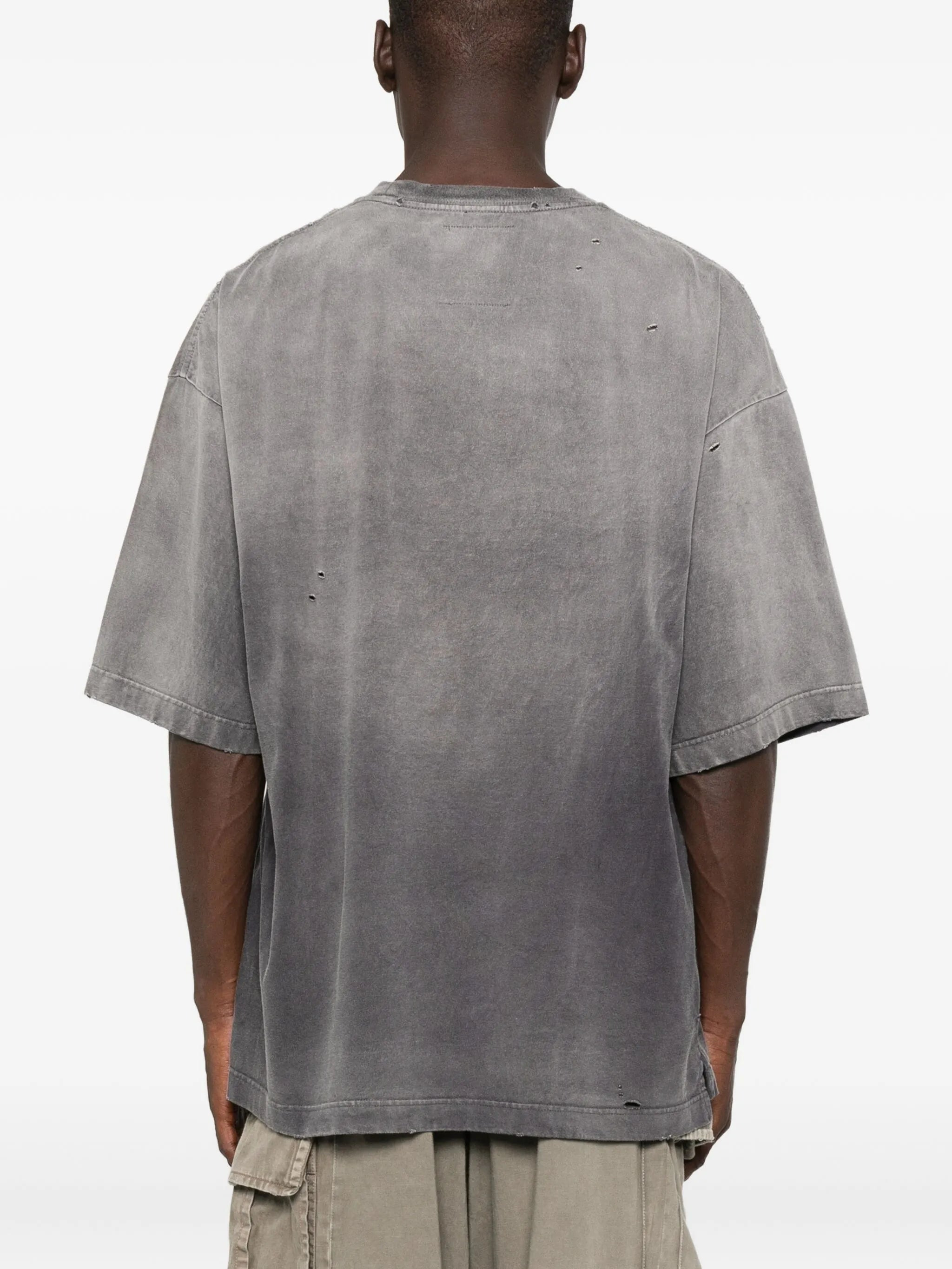Maison Mihara Yasuhiro Faded-effect  Pocket T-shirt - 3