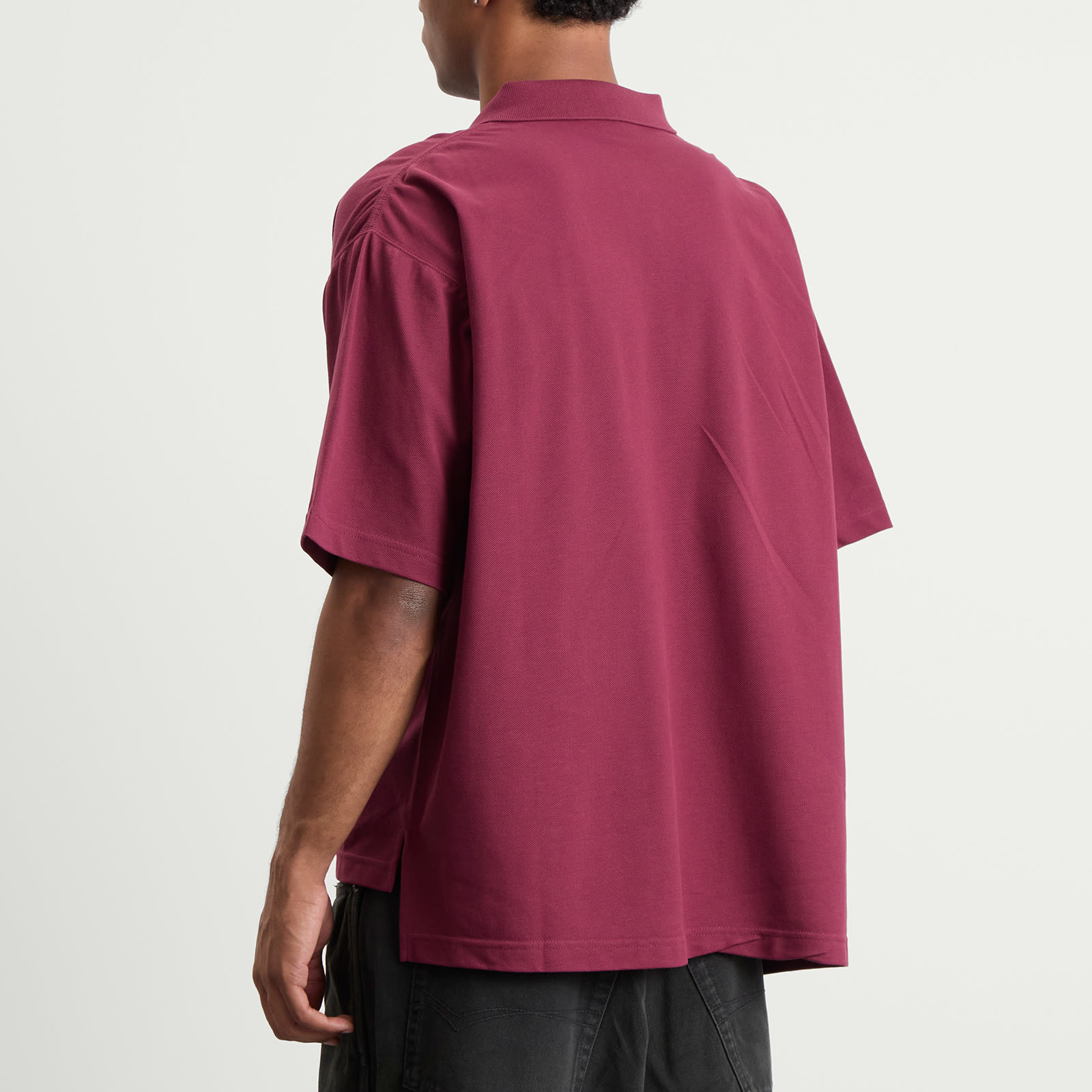 Balenciaga Nano BB Logo Pique Al Short Sleeve Regular Polo - 3