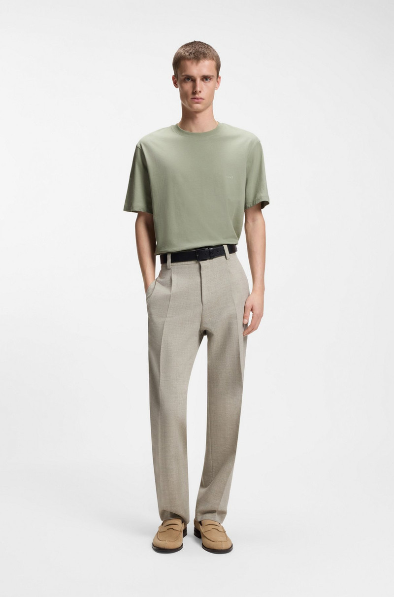 HUGO COTTON-JERSEY T-SHIRT WITH REAR GRAPHIC outlook
