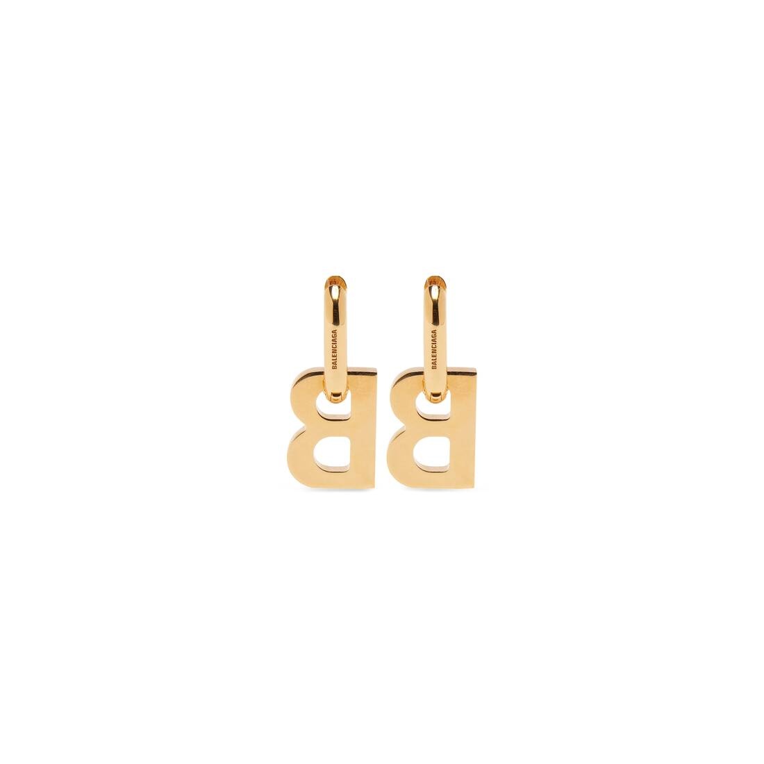 Women's B Chain Xl Earrings in Gold - 2