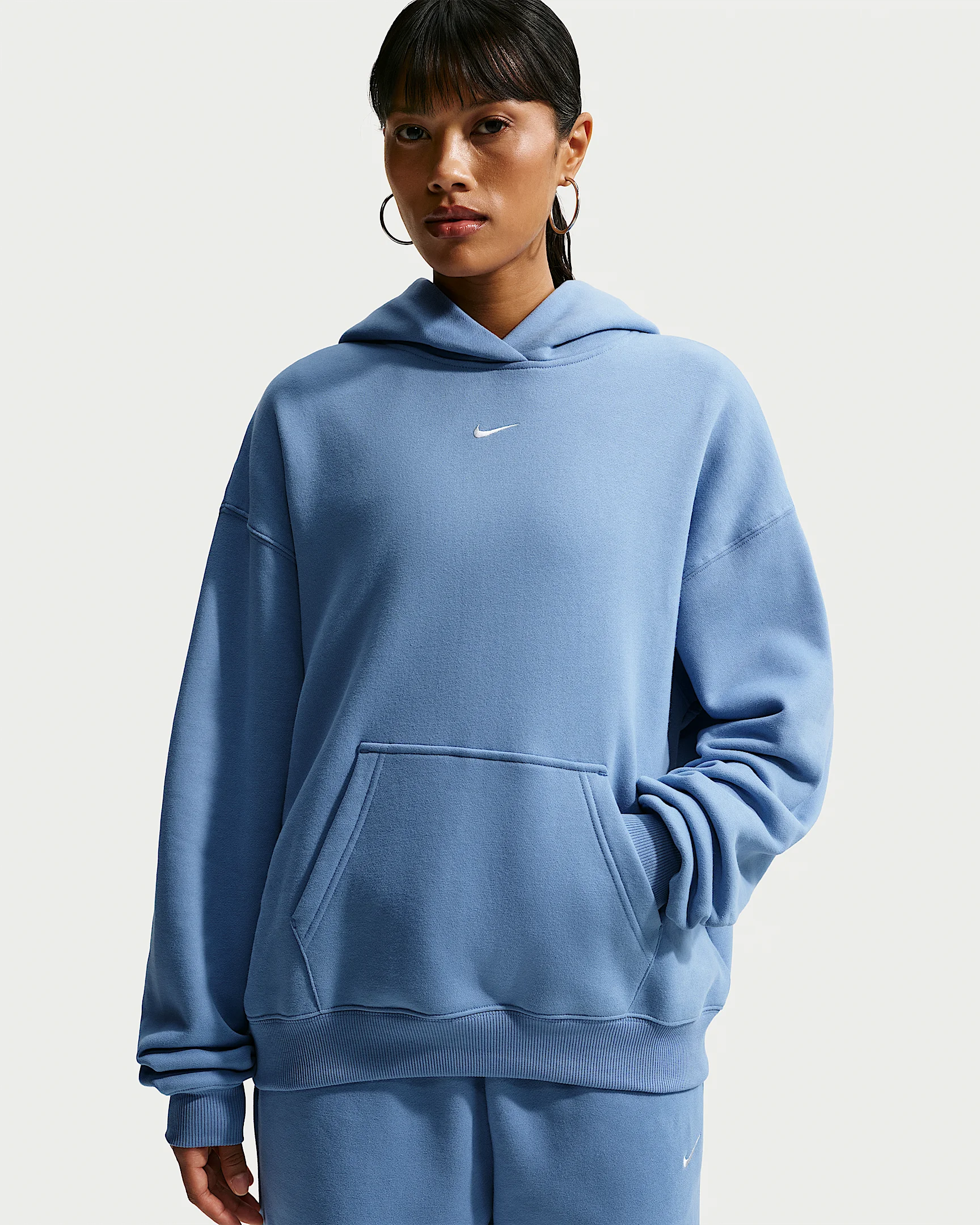 Nike Studio Fleece Medium Weight Women's Oversized Pullover Hoodie - 1