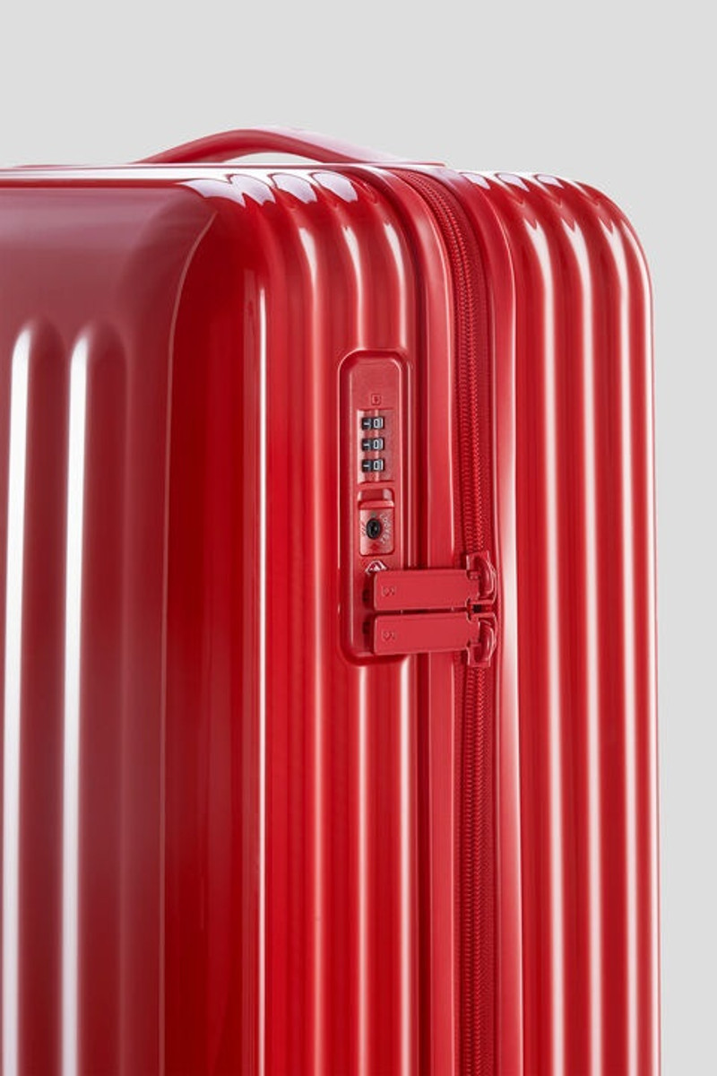 Piz Small Hard shell suitcase in Red 6
