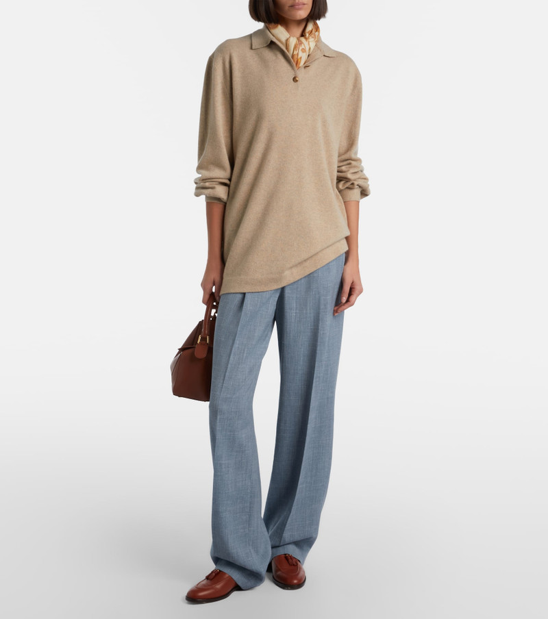 Loro Piana Classic cashmere polo sweater outlook