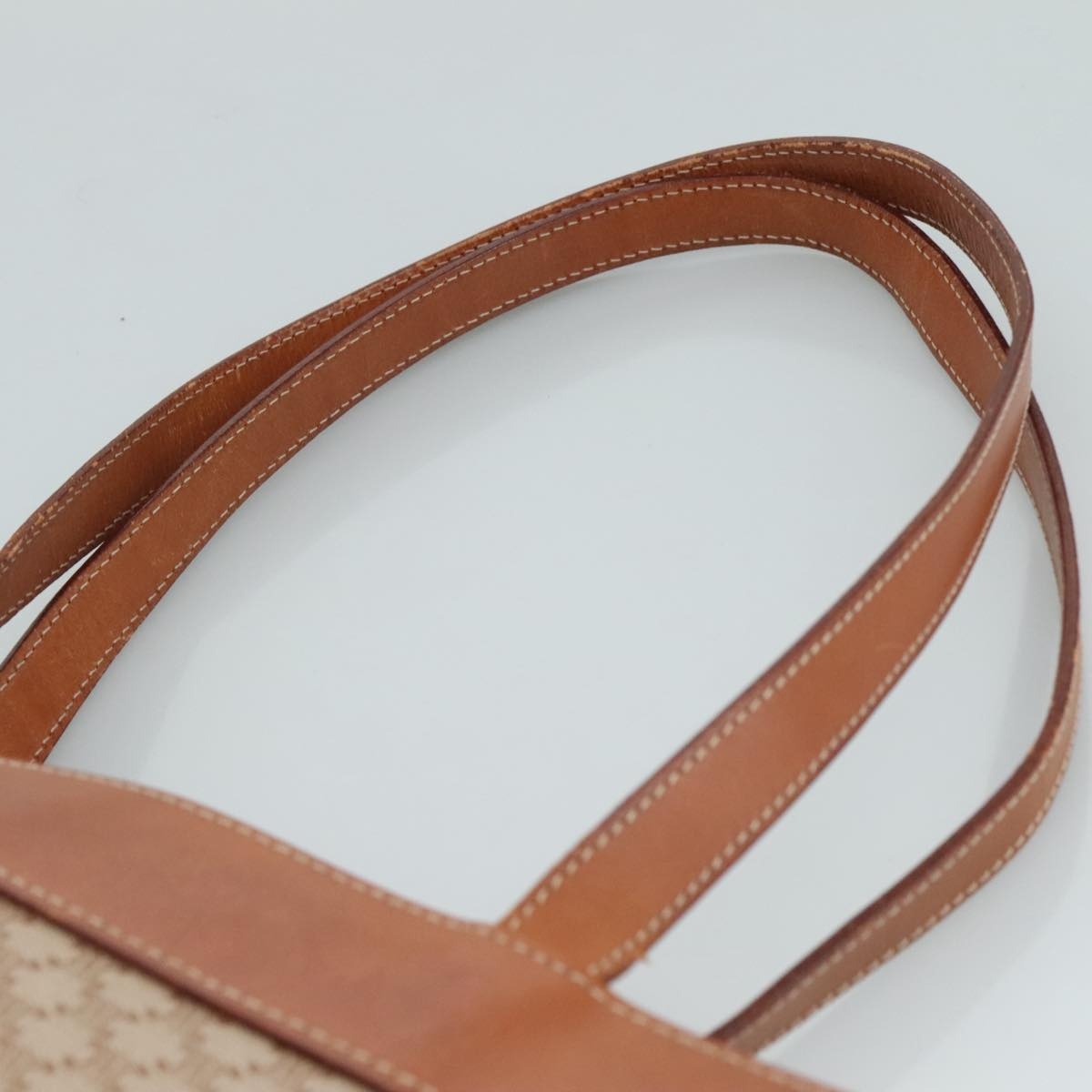 CELINE Macadam Canvas Tote Bag Pvc Brown Gold - 8