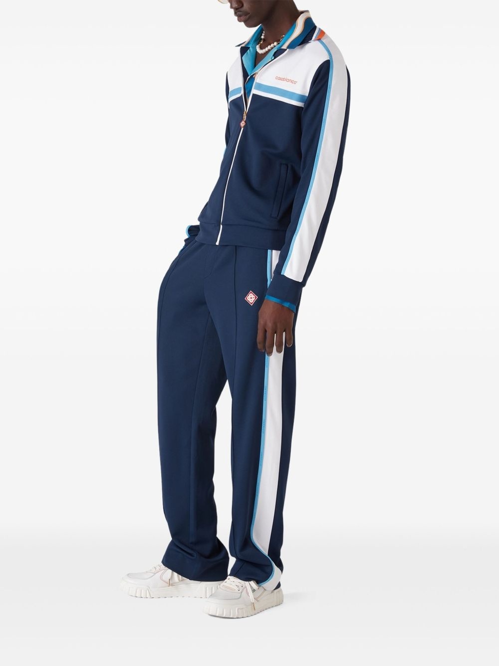 panelled zip-up jacket - 2