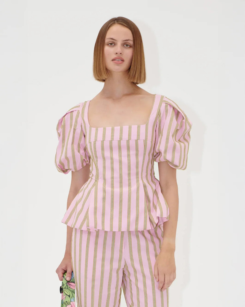 STINE GOYA BLOUSON SLEEVE TOP outlook