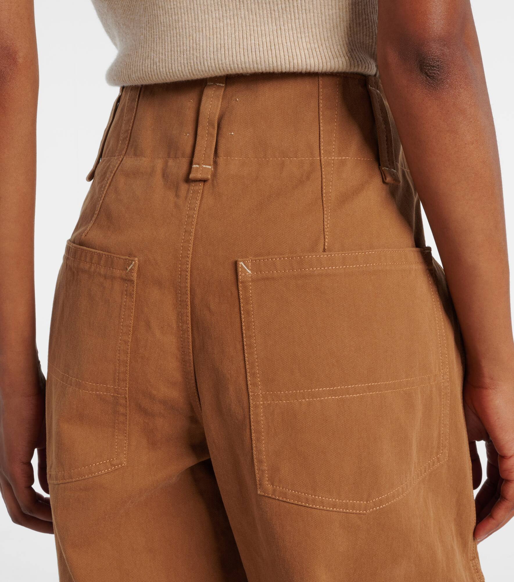 Oumaya barrel-leg jeans - 6