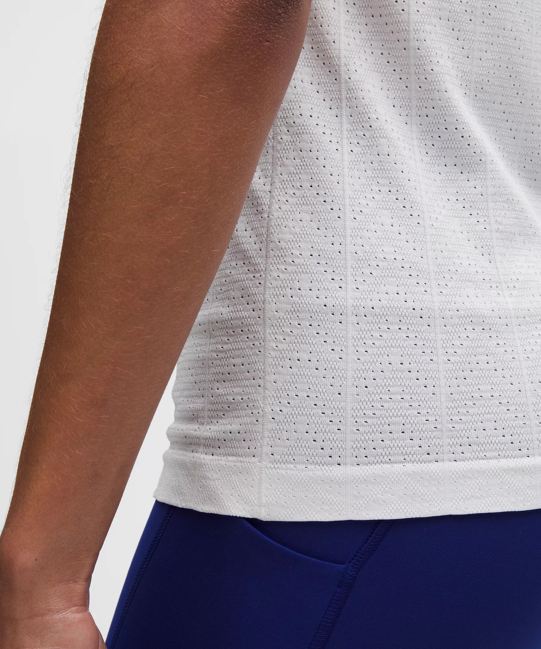 Swiftly Pointelle Short-Sleeve Shirt *Hip Length - 6