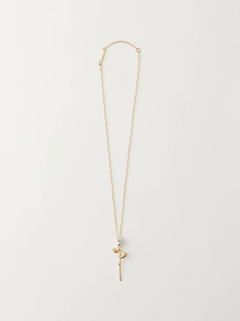 ROSE CHARM NECKLACE - 3