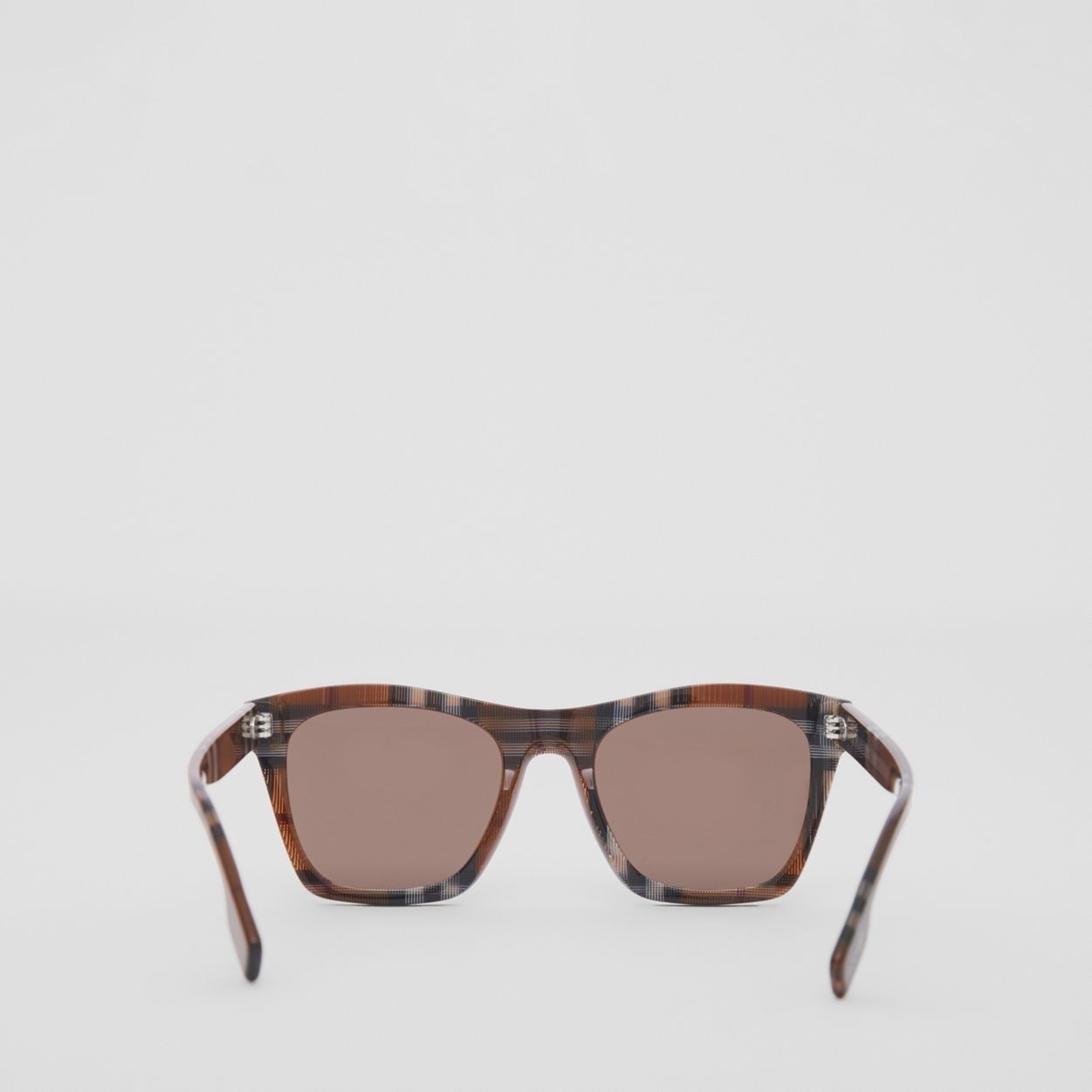 Check Square Frame Sunglasses - 6