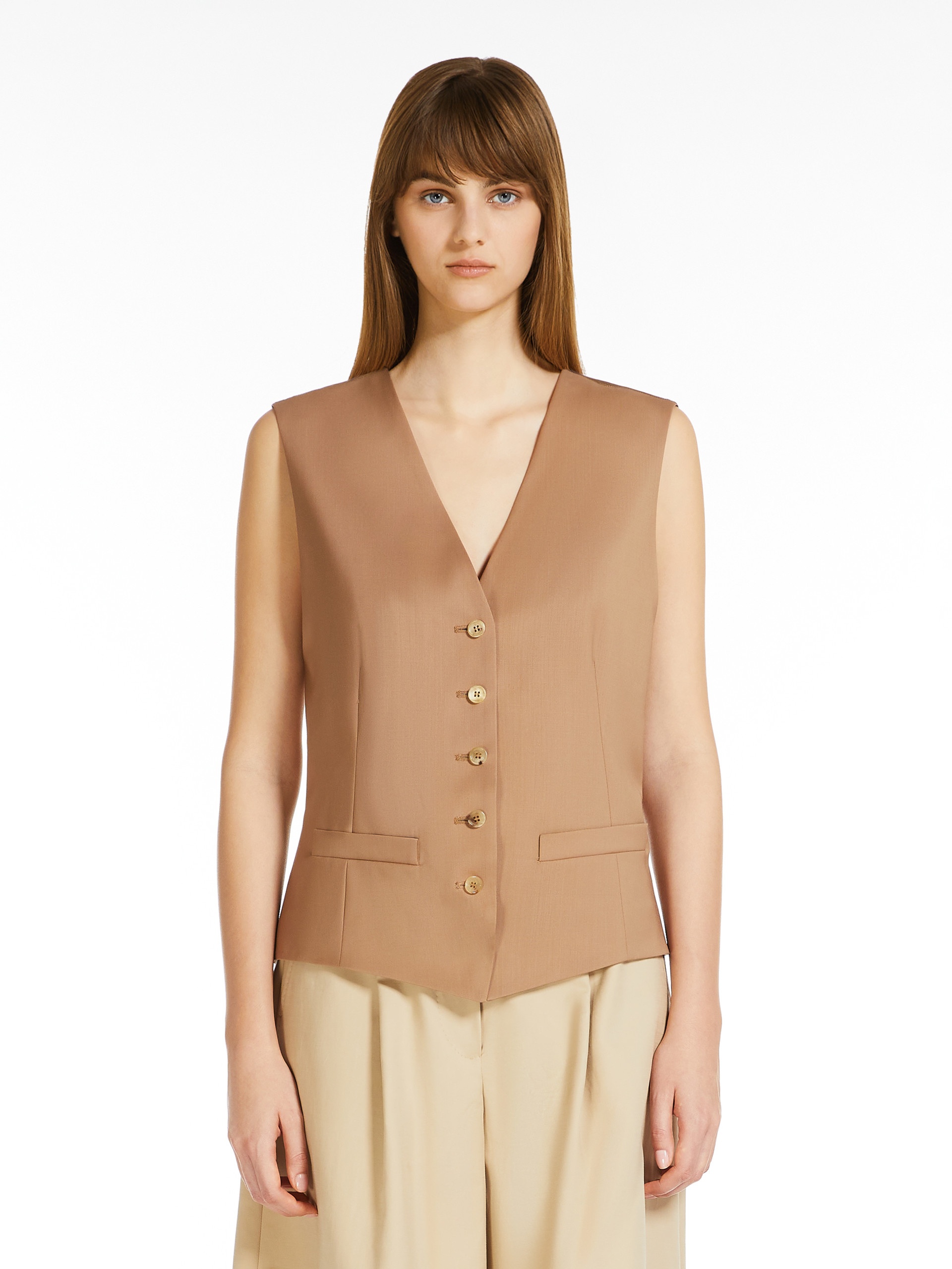 ZUAI Wool canvas waistcoat - 3