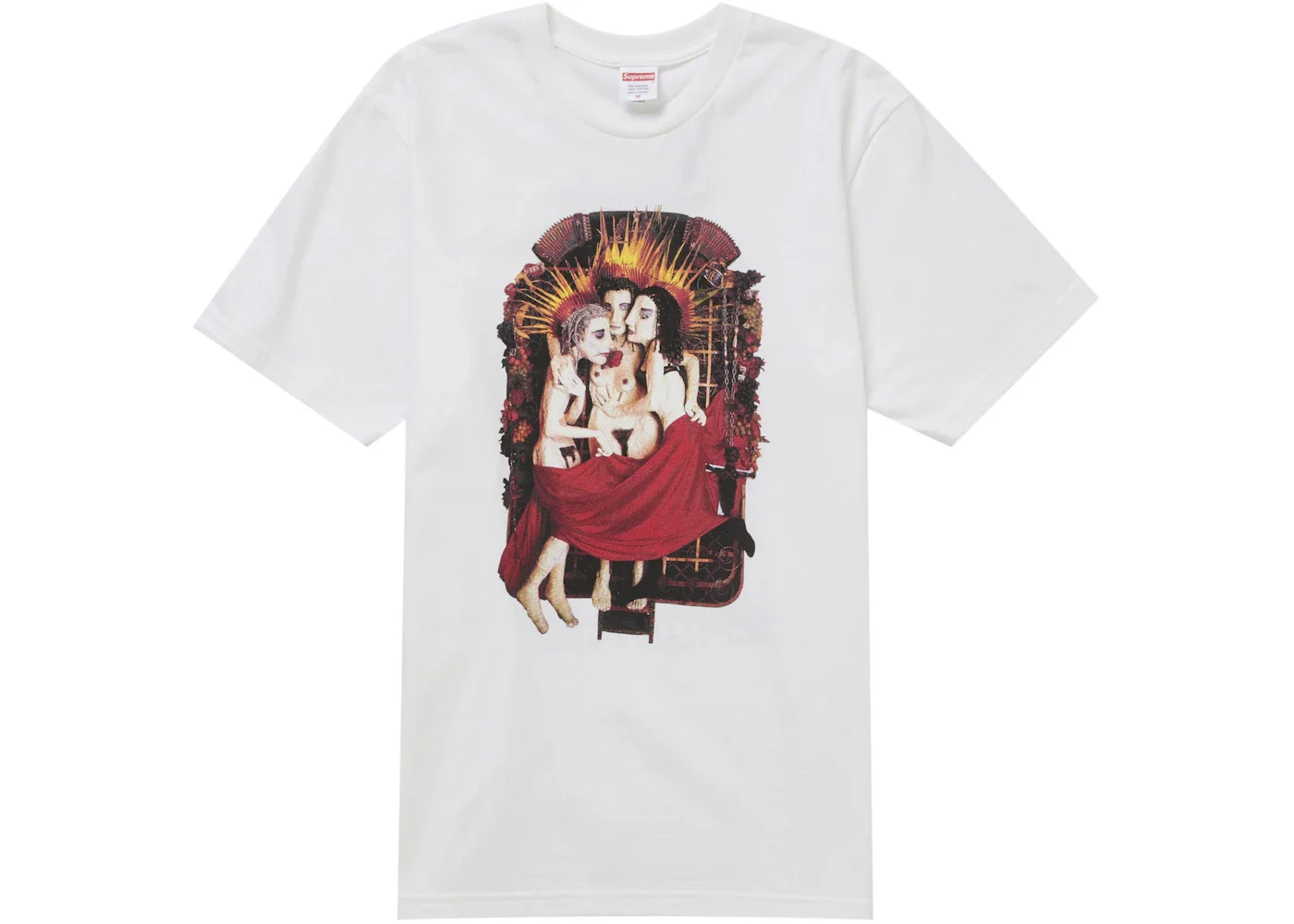 Supreme Jane's Addiction Ritual Tee White | REVERSIBLE