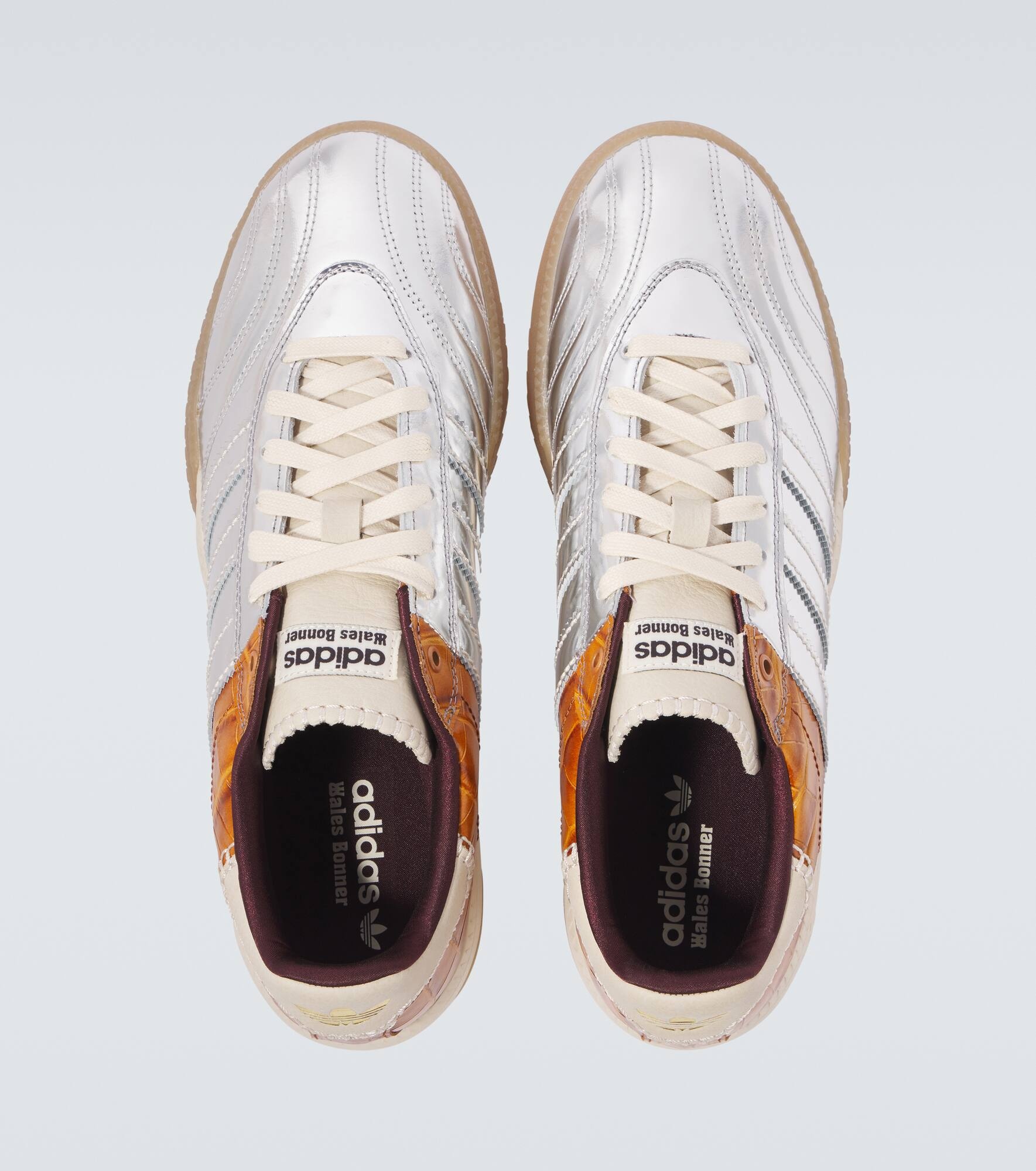 x Wales Bonner Samba Millennium leather sneakers - 4