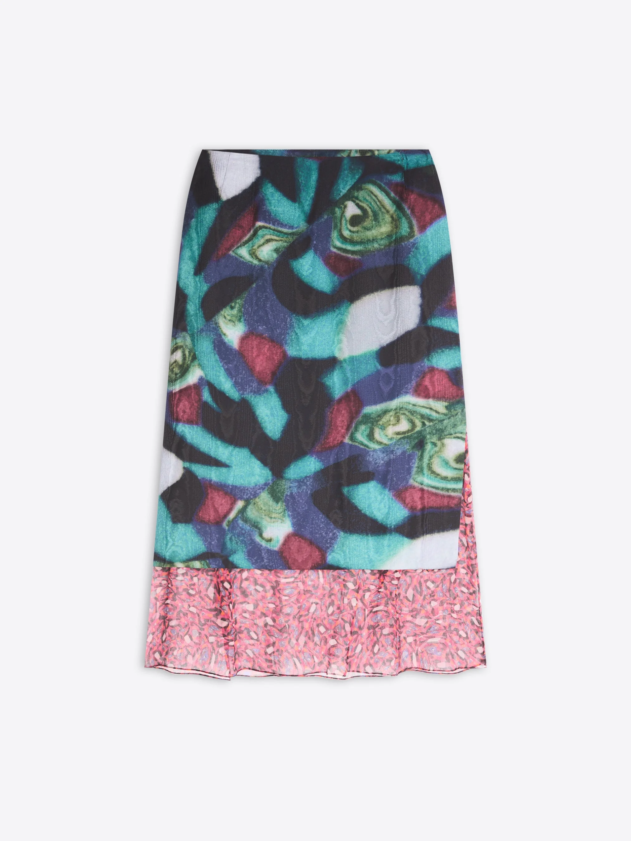 LAYERED MOIRÉ SKIRT - 1