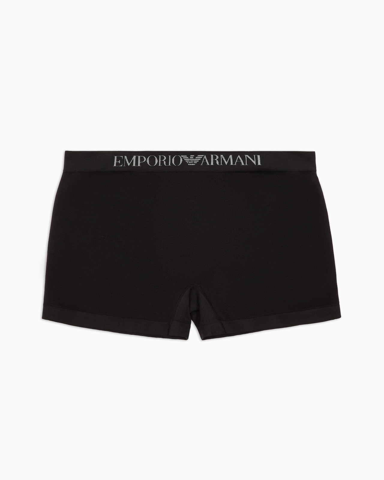 Seamless fabric boxer briefs with logo waistband - 1