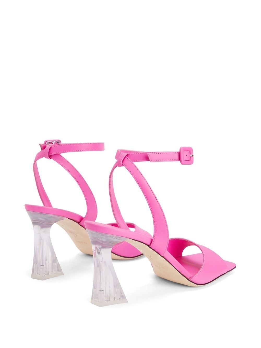Vestaa transparent-heel sandals - 3
