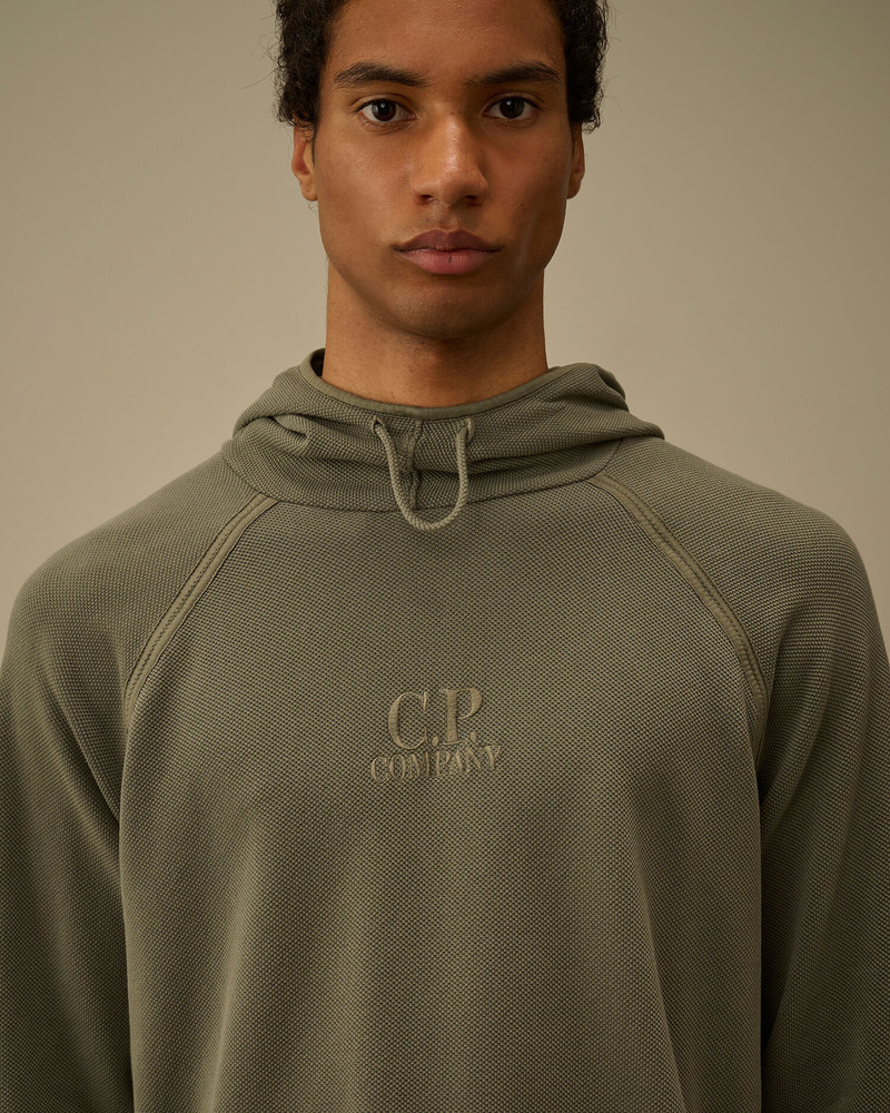 Heavy Piquet Hooded Sweatshirt 5