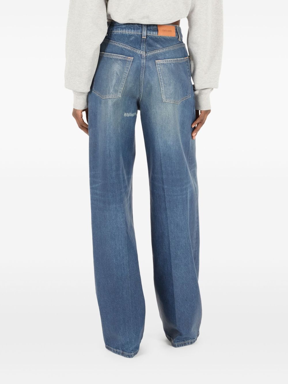 wide-leg jeans - 4