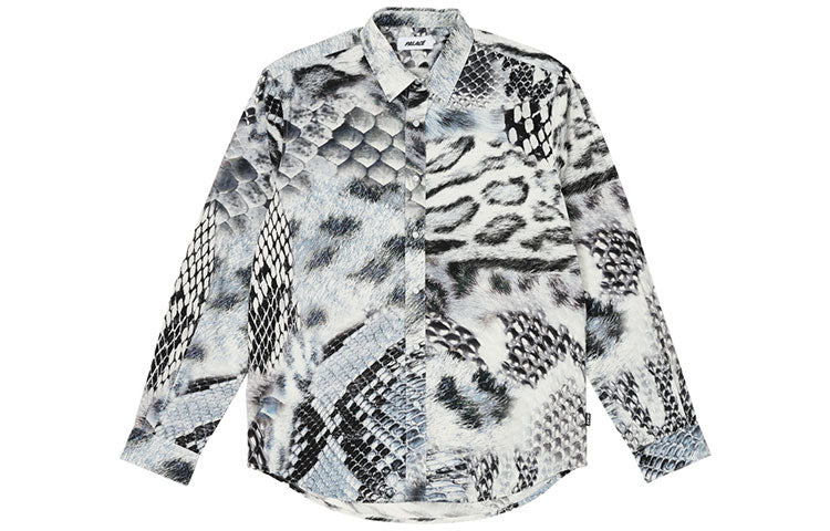 Palace Animal Print Shirt 'Grey' P25SHT009 - 2