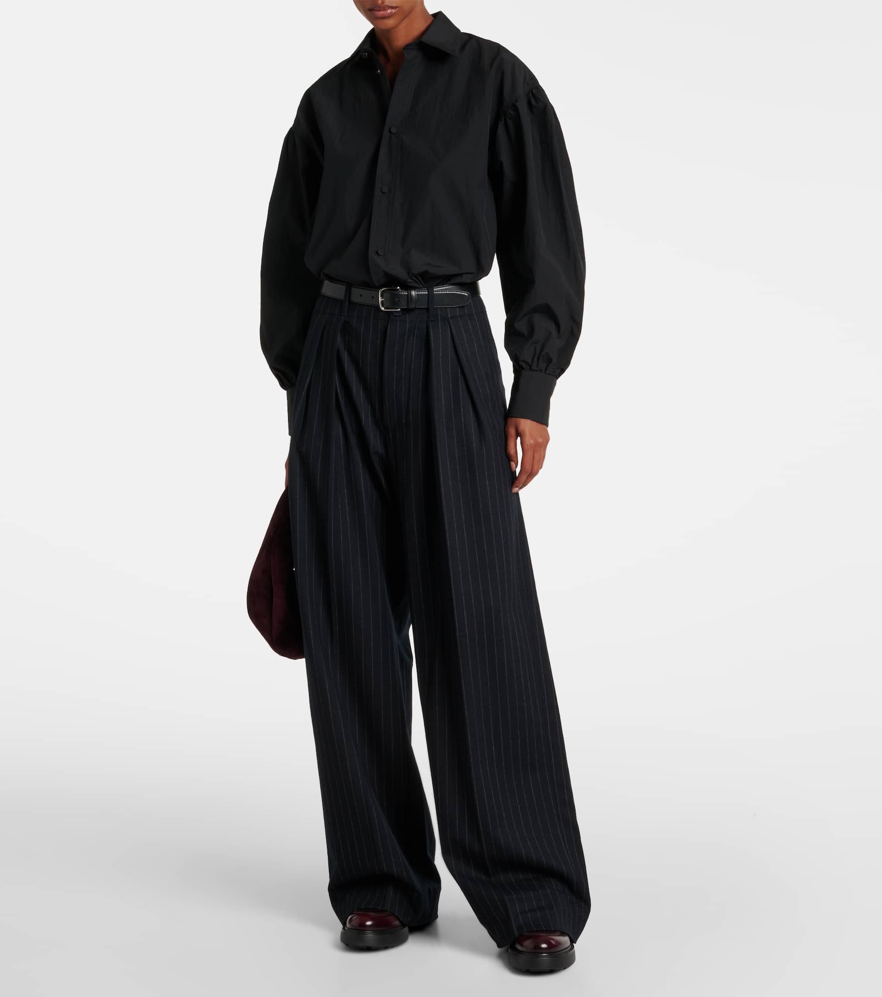 Oversized crêpe shirt - 2