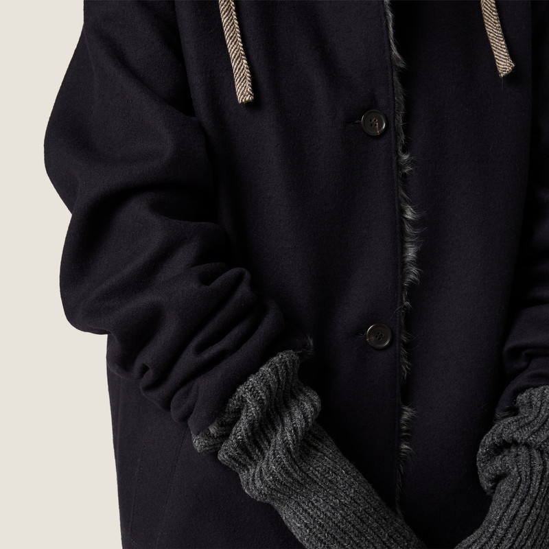 Reversible wool and Chekiang coat 4