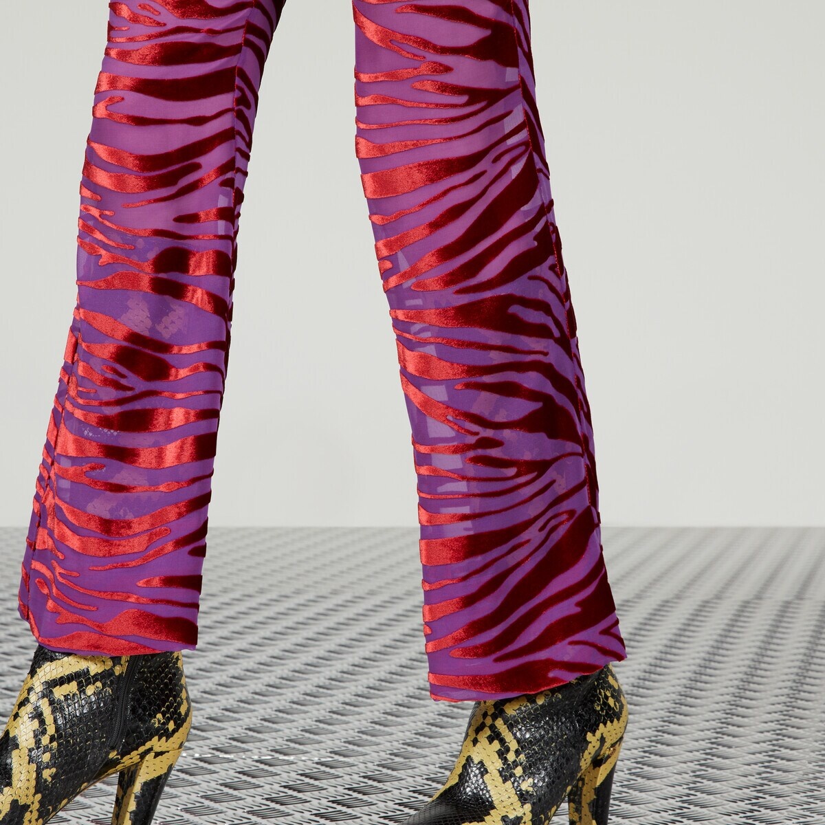 Animalier velvet pant - 4