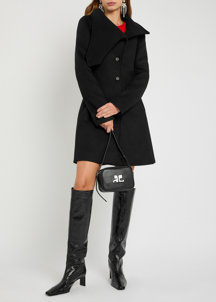 Courrèges Heritage Belted Wool and Silk-blend Coat - 4