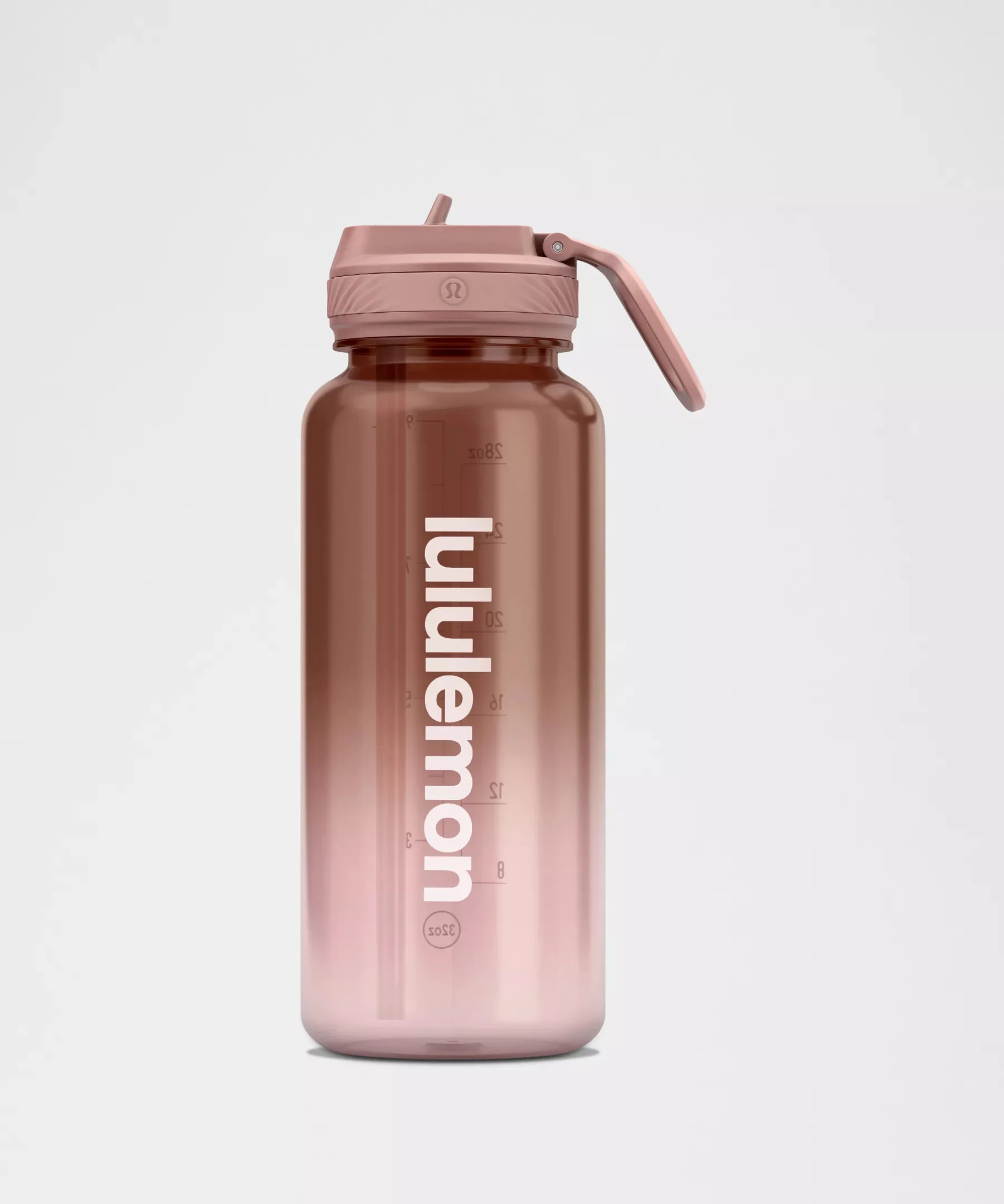 Back To Life Clear Bottle 32oz Straw Lid *Ombre - 1