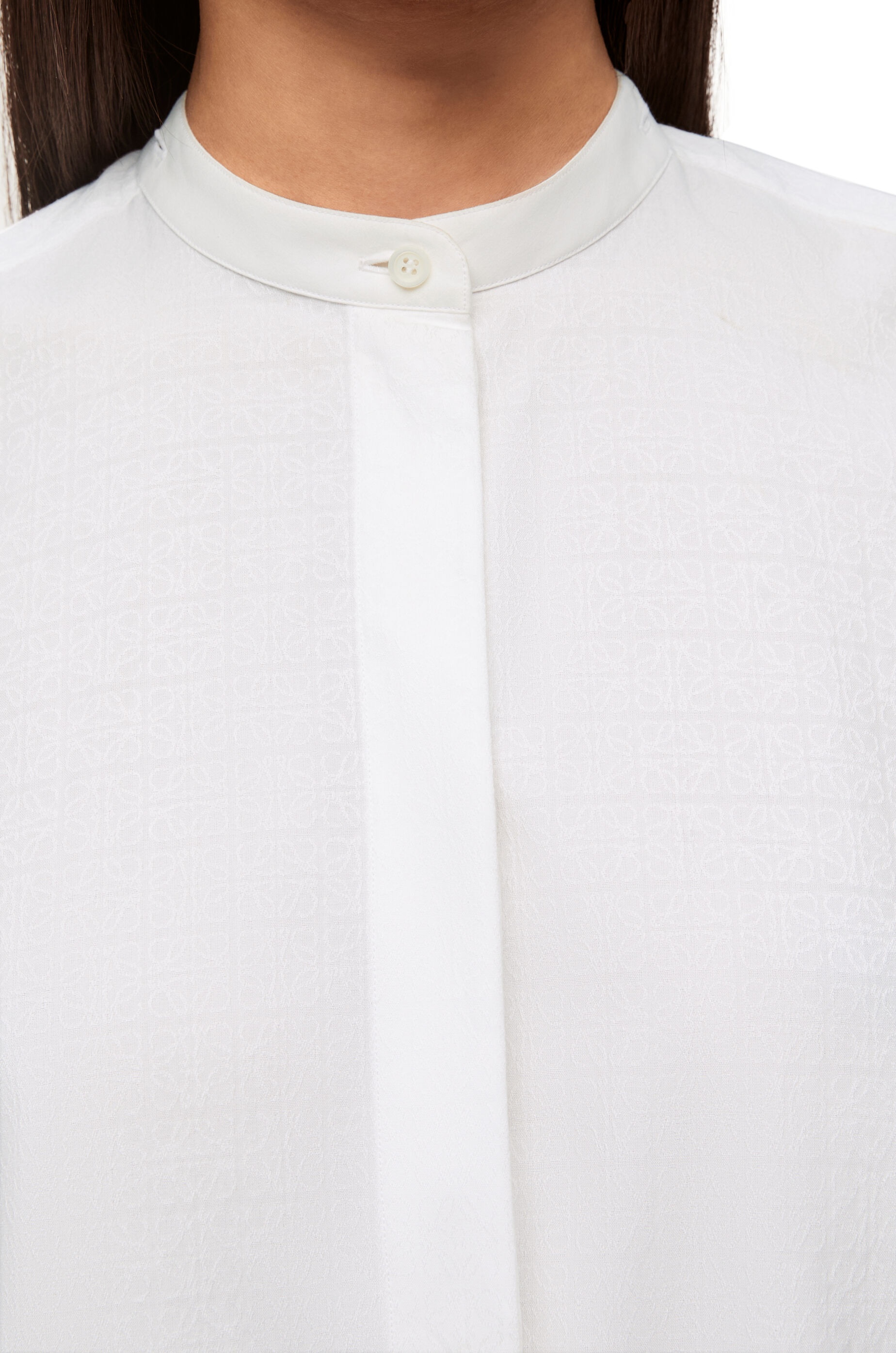 Hooded shirt in cotton - 6