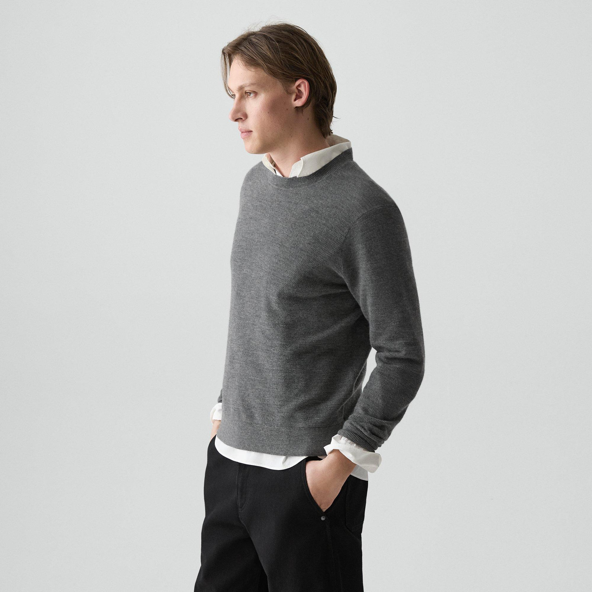 Crewneck Sweater in Cashmere - 3