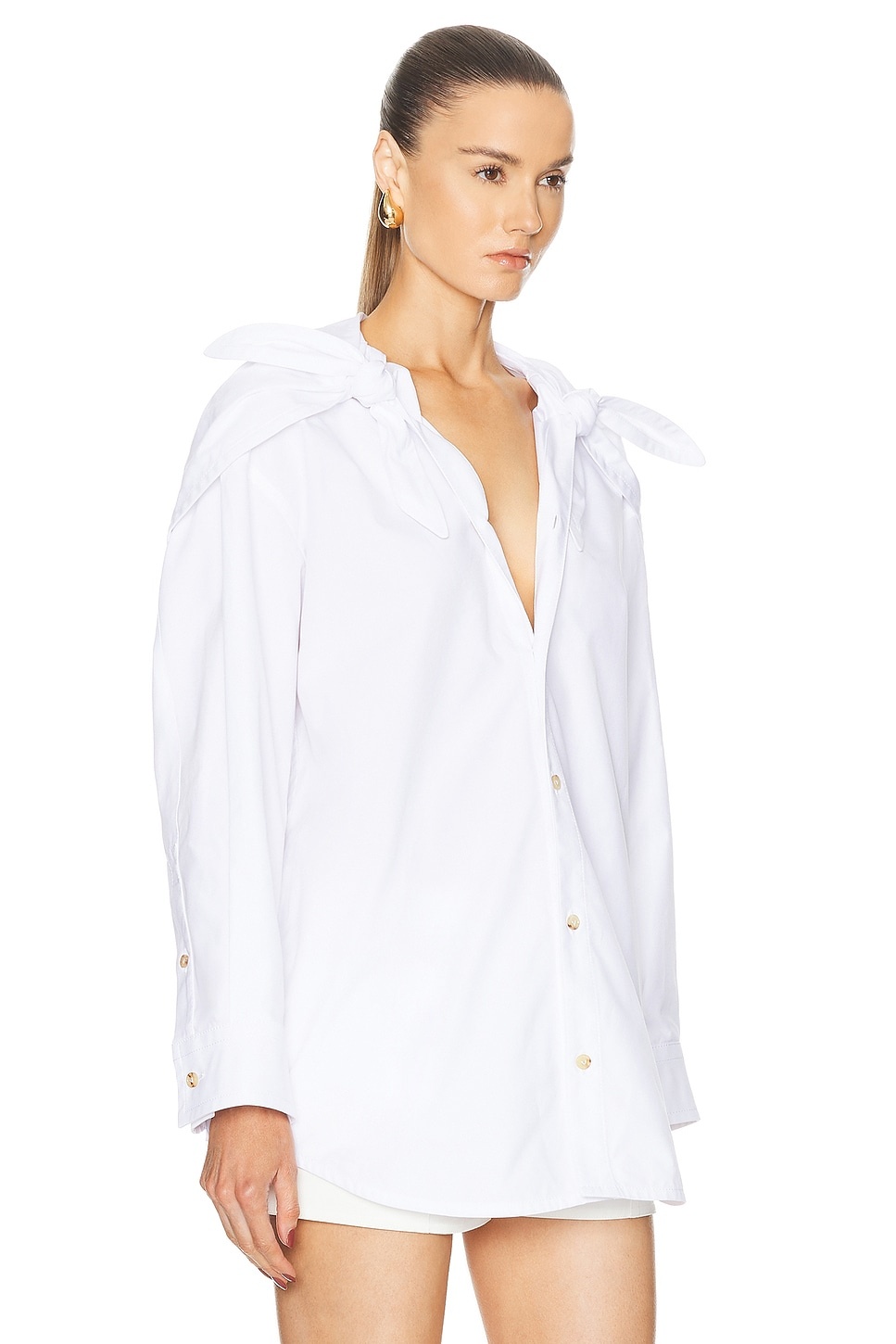 Long Sleeve Button Up Top - 2